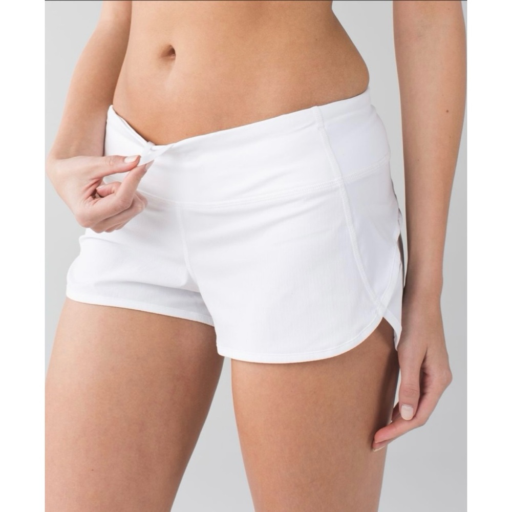 lululemon athletica White Athletic Shorts